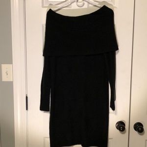 🌟BOGO LOFT Black Off-the-Shoulder Dress